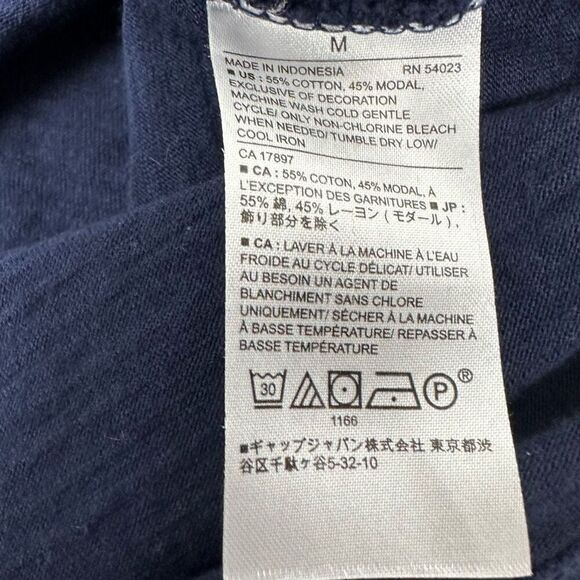 Banana Republic Womens Short Sleeve Top Scoop Neck Size Medium - Picture 8 of 9